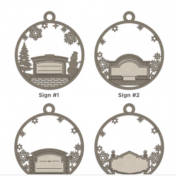 Rag Crazy Creates - Wholesale Ornament - Town Welcome Ornaments5