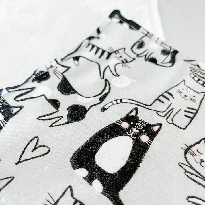 Gingerly Sewn – wholesale Burp cloth – Baby – Cat Burp Cloth, Baby Accessories, Baby Gifts, Baby Nursery