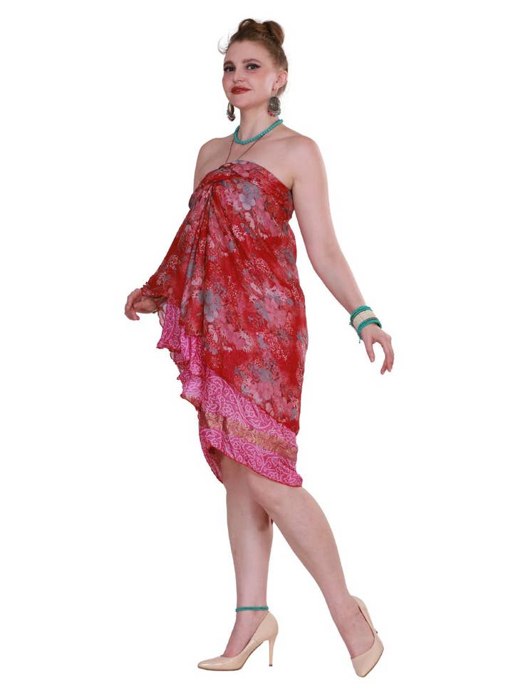 Wevez - Wholesale Skirt - Women's - Women Plus Size Magic Wrap Skirt Wholesale Mix lot BeachWear15