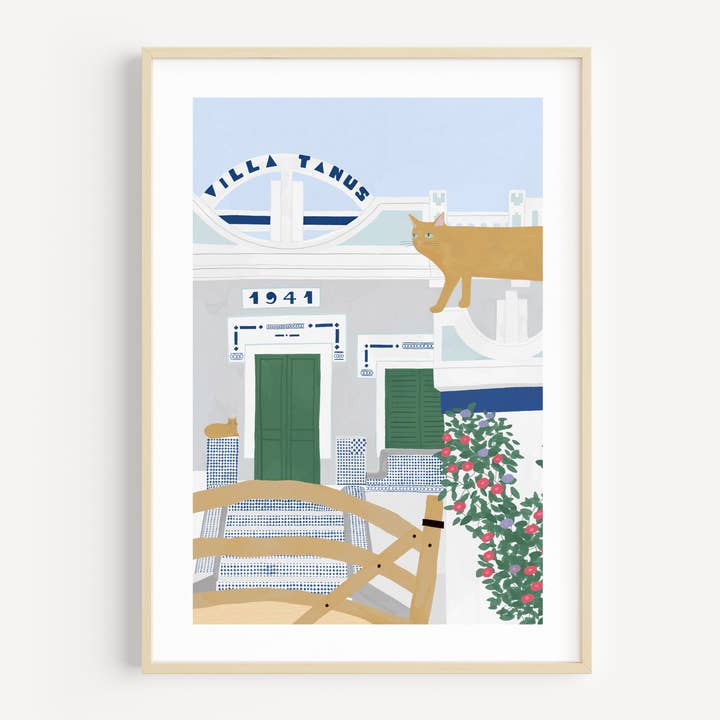 SCENES - VILLA TANUS & CATS IN MENORCA for wholesale by Raccontin