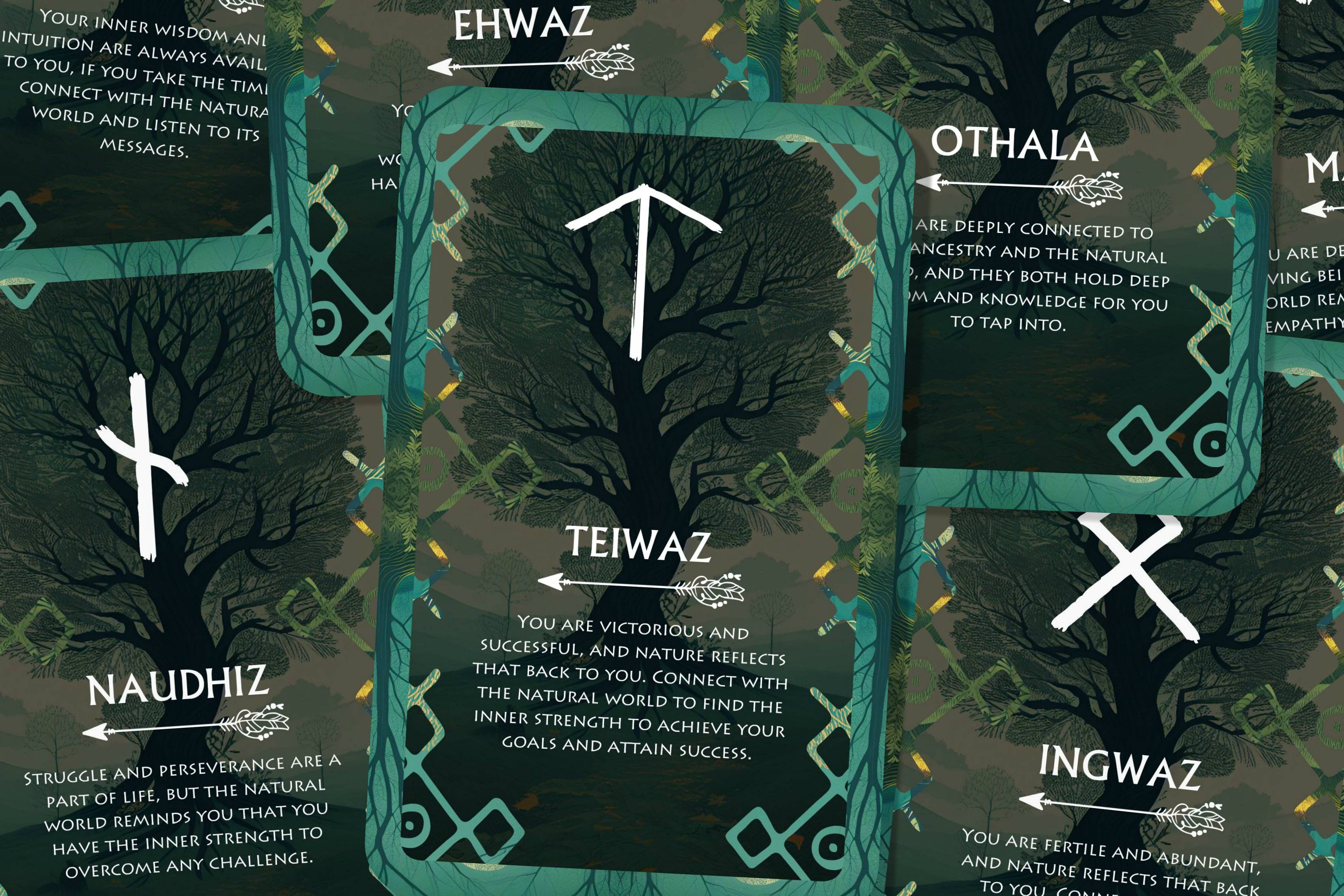 Ibiza Tarot USA - Venta al por mayor Cartas del tarot - Runes of Nature Wisdom: explorando tu conexión con la naturaleza10