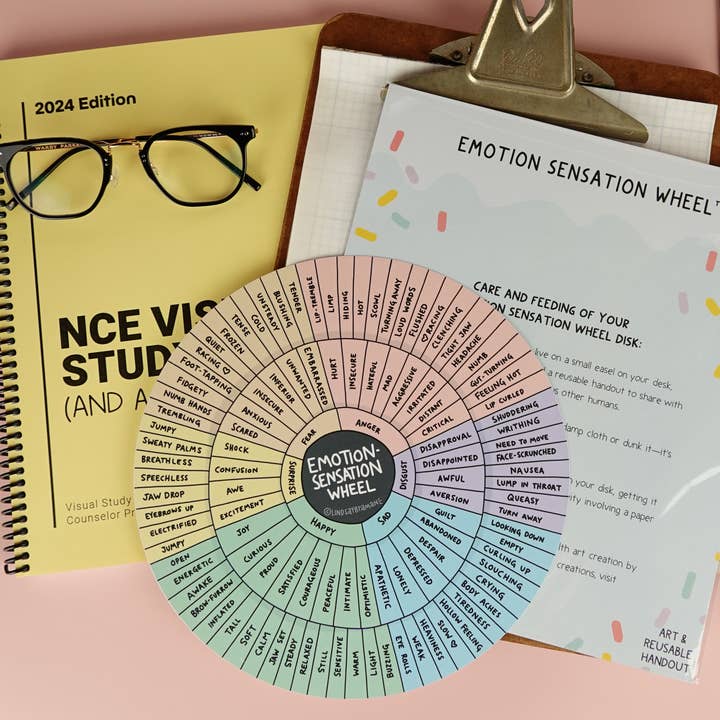 Lindsay Braman Studios – Engroshandel Brætspil – Emotion Sensation Wheel | Ekstra holdbart og vandtæt 4