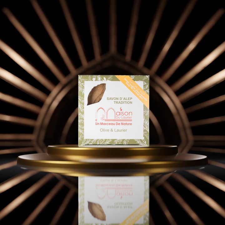 Savon d'Alep 200g 3% huile de baies de laurier pour la vente par Maison du Laurier