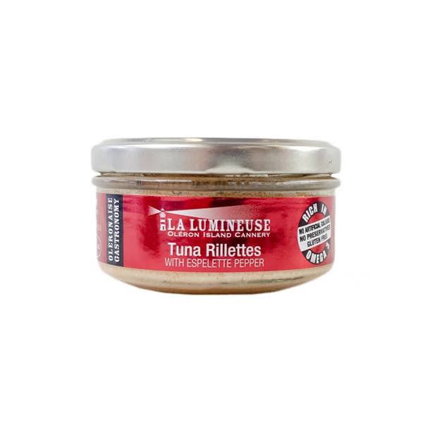 France At Home - Wholesale Fish/seafood - La Lumineuse Rillettes of Tuna with Piment d'Espelette 120g1