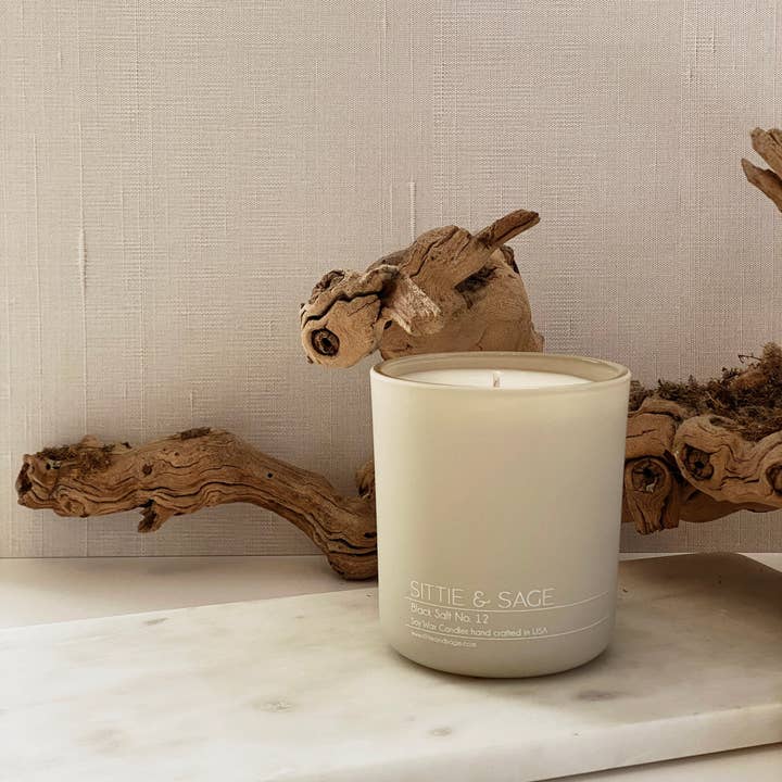 Candele Black Salt No. 12 Luxe Edition per la vendita all'ingrosso da parte di Sittie & Sage