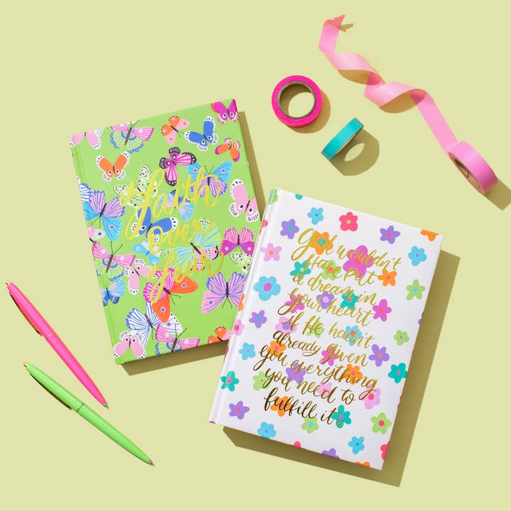 Taylor Elliott Designs - Wholesale Notebook - Hardcover Notebook - Spiritual - Floral