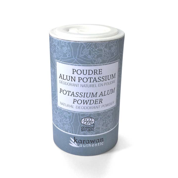 Karawan Authentic - Venta al por mayor Desodorante - Unisex - POLVO DE PIEDRA DE ALUMBRE DE POTASIO NATURAL - CAJA DE SAL