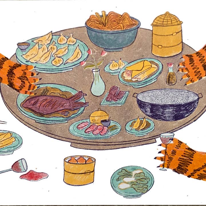 mad dog studio - Wholesale Art Print - Potluck1