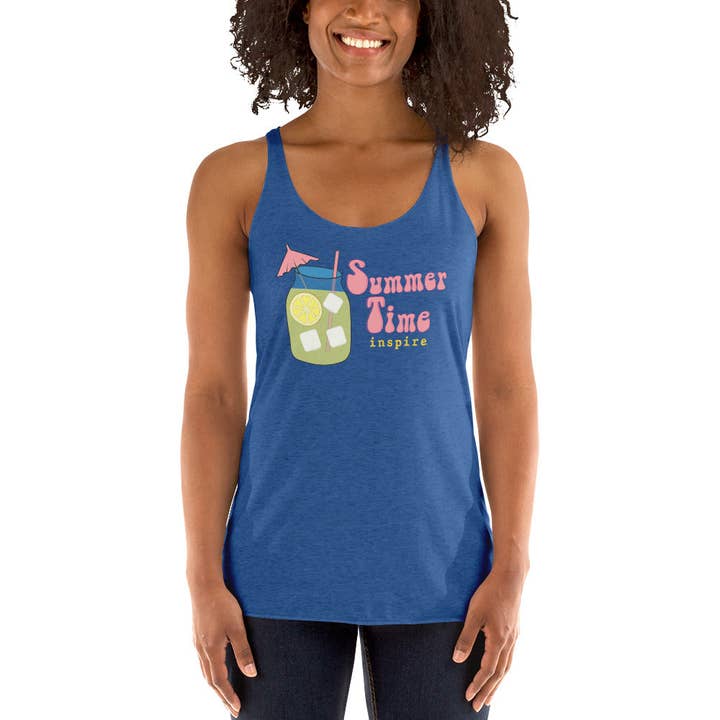 Débardeur Inspire Lemonade Summertime Racerback pour femmes pour la vente par inspire