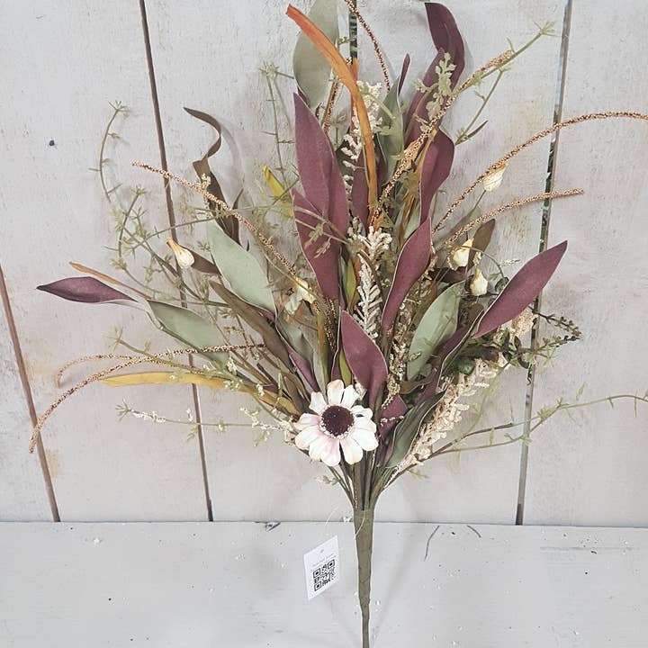 Wholesale Home Decor - Wholesale Artificial Flowers - Farm Splendor 18in Pick