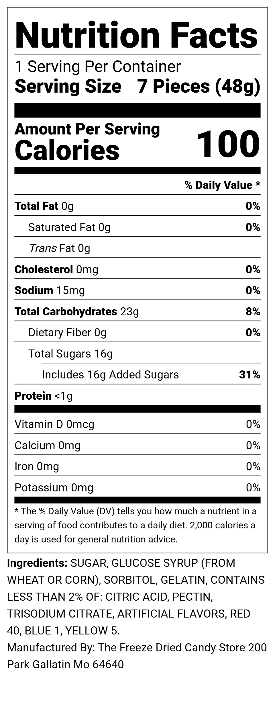 The Freeze Dried Candy Store - Wholesale Gummy - Freeze Dried Watermelon Gummies1