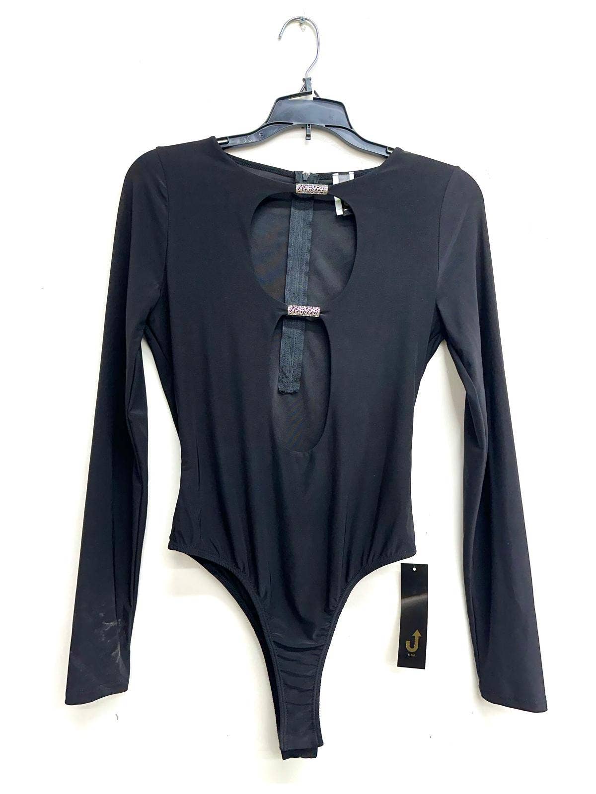 Uptown Apparel - Wholesale Bodysuit - Women's - J8092 VENECIA DOUBLE LINED BODYSUIT WITH CUT OUTS, METAL6