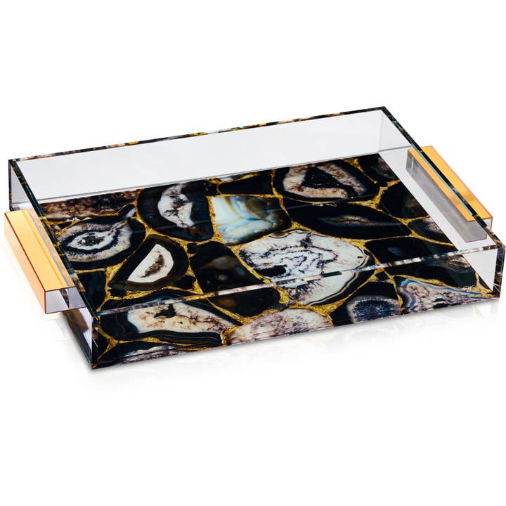 Agate Serving Tray for wholesale by Waterdale Collection