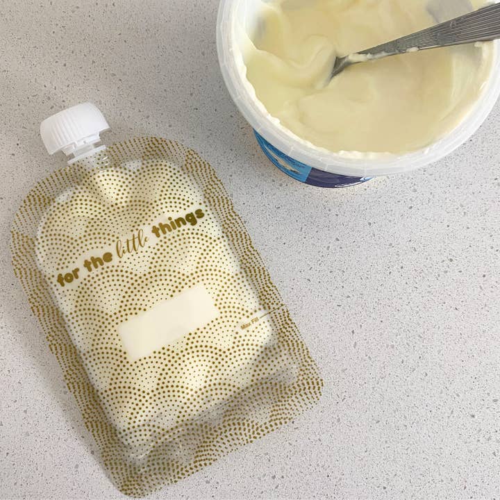 Sinchies - Wholesale Food storage wrap/bag - Sinchies 150ml Reusable Food Pouches - Golden Waves5