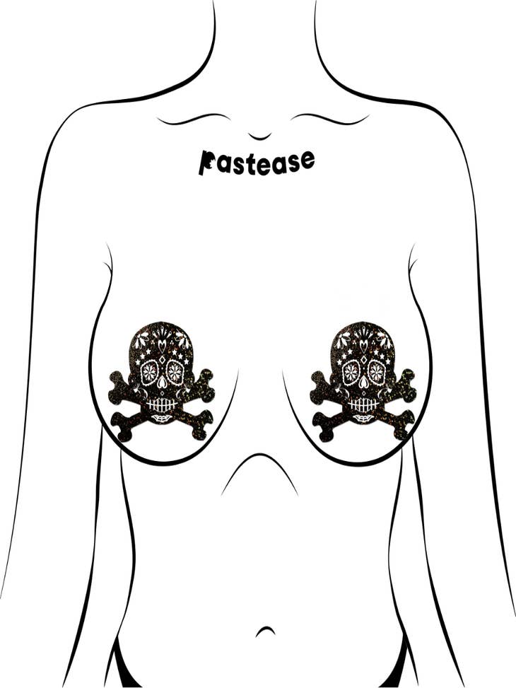 Glitter Heart Nipple Pasties by Pastease®