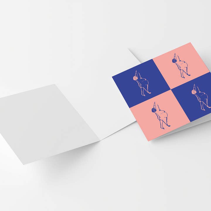 Laura Pomarius - Wholesale Everyday Greeting Card - Nude Dancer - A Unique Body Positive Greeting Card5