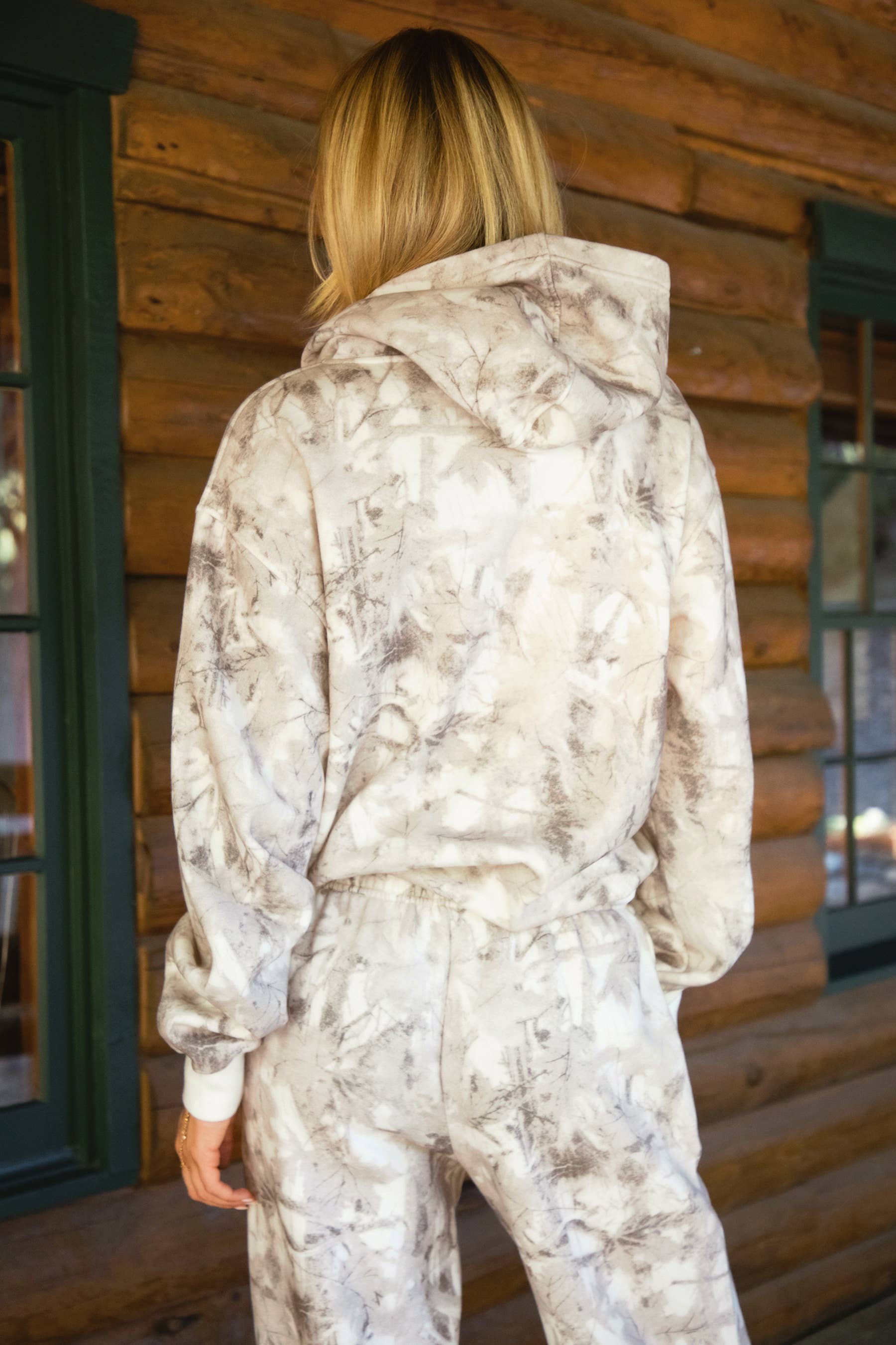 AVERY Light Woodland Camo Lounge Fleece Classic Hoodie  for wholesale on Faire2