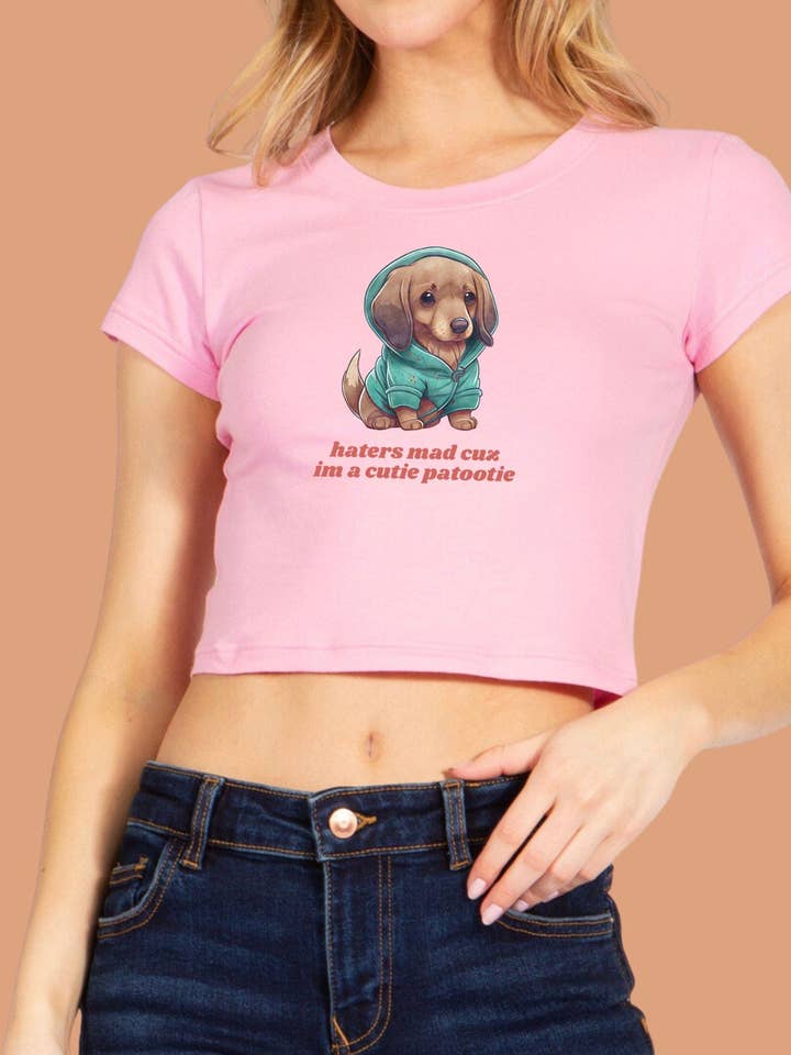 Haters er sure, fordi jeg er en sød lille crop top. for engroshandel hos Totally Iced Out