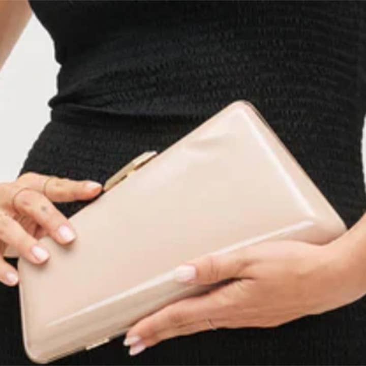 Oblige by G – Bolsa - Mulher por atacado – Carteira Clutch Clássica com Estrutura Retangular de Metal 61732P-UE5