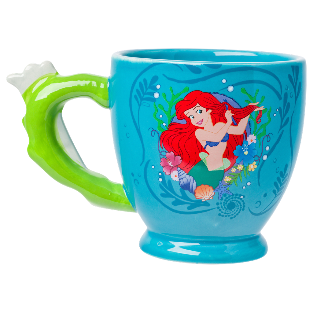 Silver Buffalo - Wholesale Coffee Mug - Disney The Little Meramid Ariel 20oz Sculpted Mug2