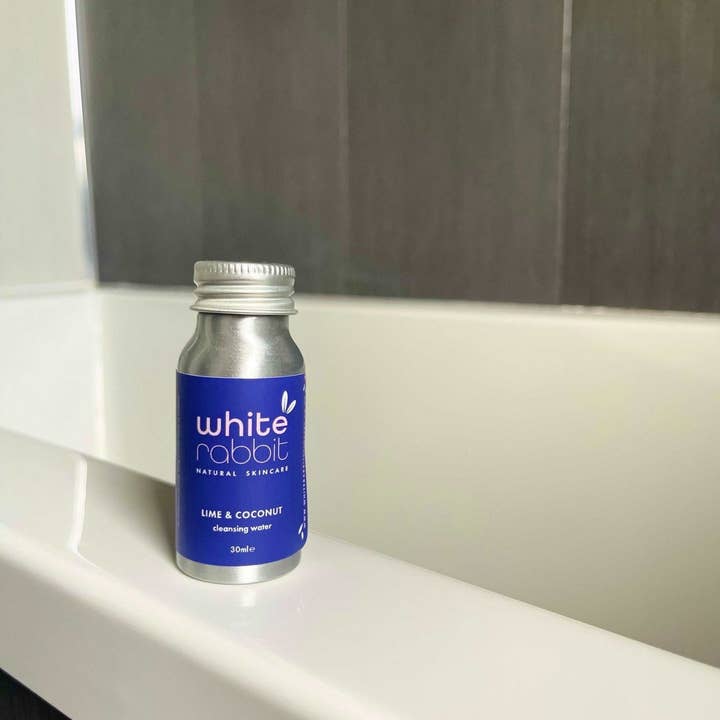 White Rabbit Skincare – wholesale Facial cleanser – Lime & Coconut Cleansing Water - 30ml travel size1