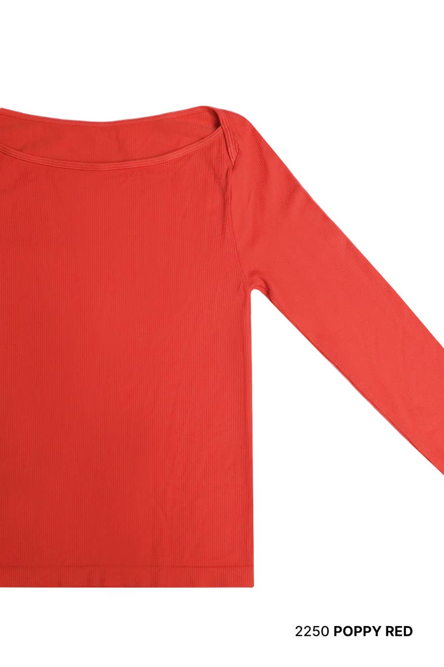 NIKIBIKI - Vendita all'ingrosso Top in maglia - Donna - NS8457 - Top a Coste con Scollo a Barca NS5