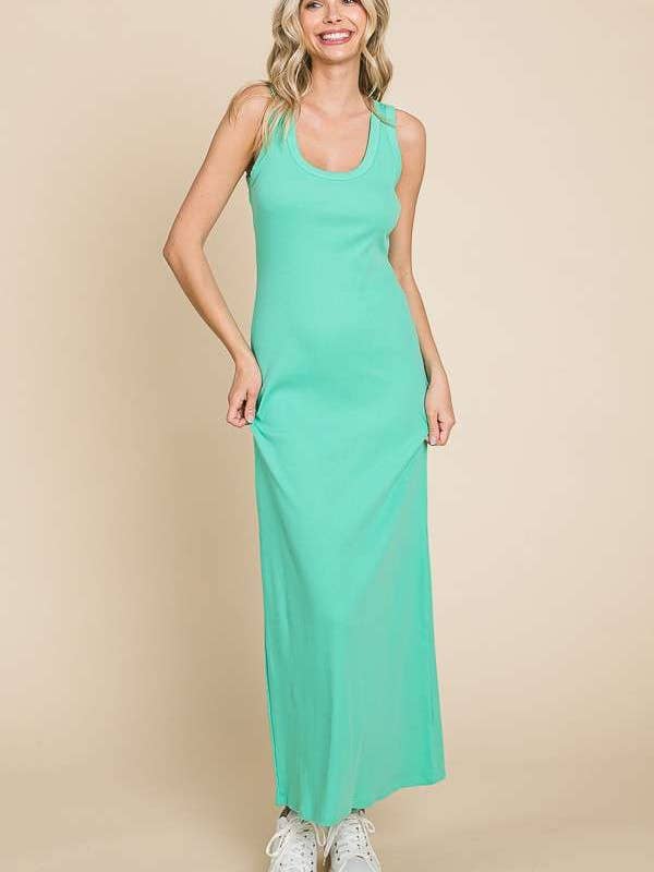 Culture Code - Wholesale Dress - Women's - CRD1616 - SCOOP NECK TANK MAXI DRESS4