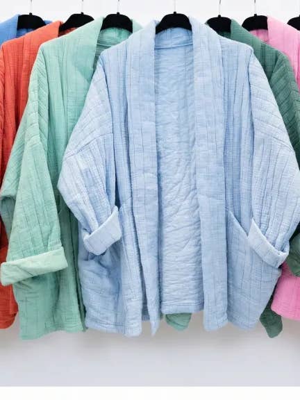 Mimi & Gogo - Vente Veste – femme - Veste Matelassée Coupe Kimono @5354_KimonoGaz11