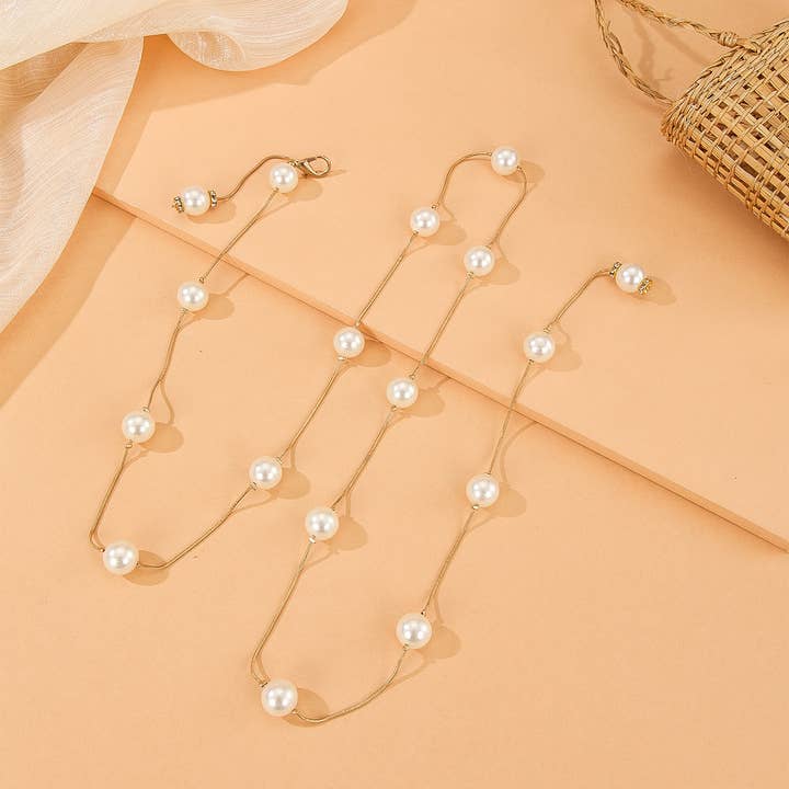 Lily Clothing - Wholesale Belt - Women's - Dress delicate and high-end pearl waist chain5