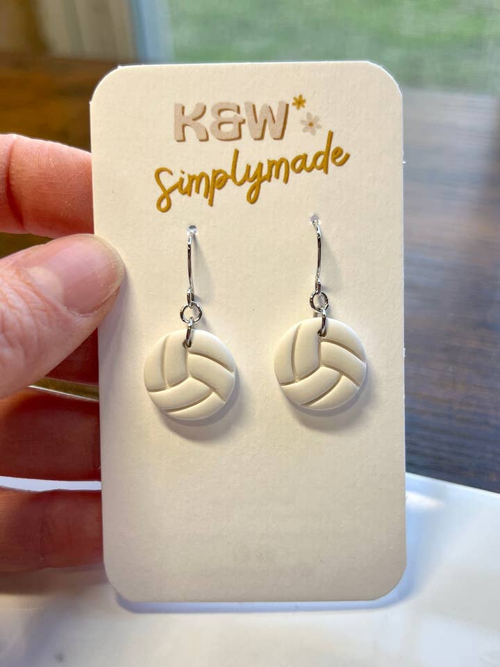 Volleyball Dangle for wholesale by K&W Simply Made