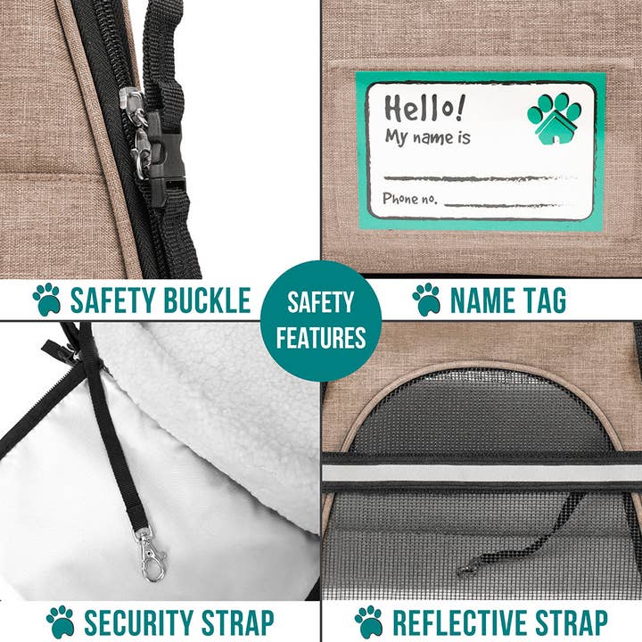 PetAmi - Wholesale Pet Carrier - Cat/Dog - Heather Tote Bag Pet Carrier42