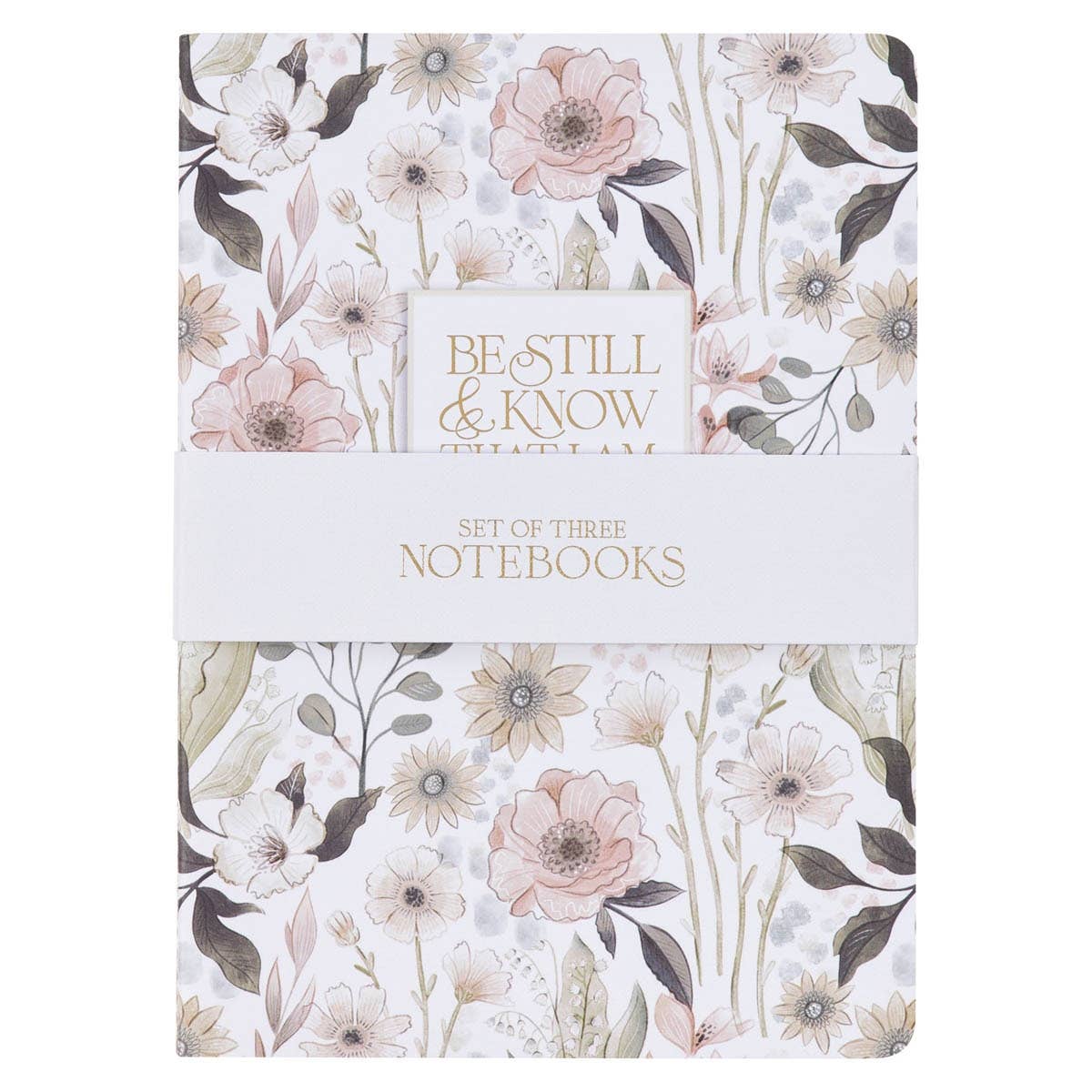 Christian Art Gifts - Wholesale Notebook - Notebook Set 3 pc Be Still Ps. 46:100