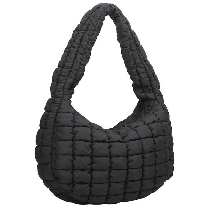 M&M HANDBAGS, LLC. - Wholesale Shoulder Bag - Women's - NQ131 Puffy Quilted Nylon Shoulder bag10