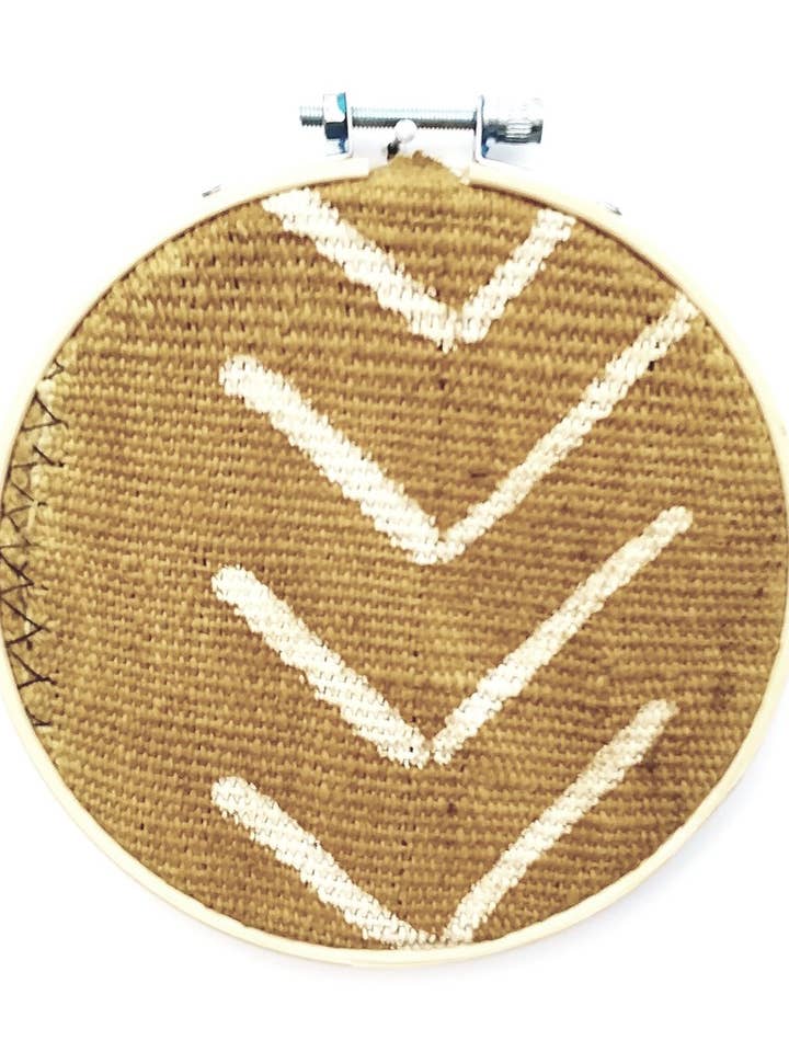 Mudcloth Wall Hanging - Mustard for wholesale by The AfroChic Boutique