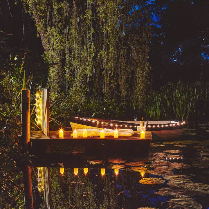 Lightstyle London – wholesale Flameless candle – Outdoor Pillar Candle - set of 20