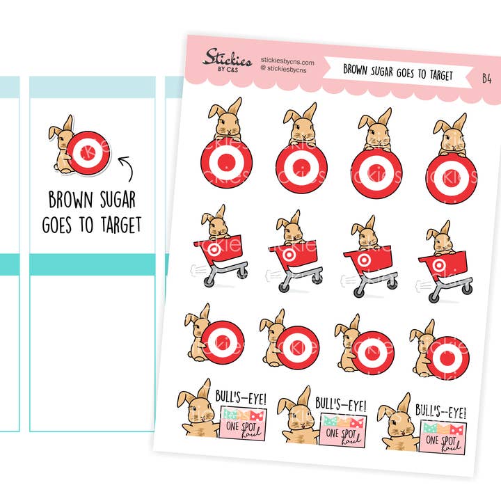 Target Haul Stickers for wholesale by Stickies by C&S