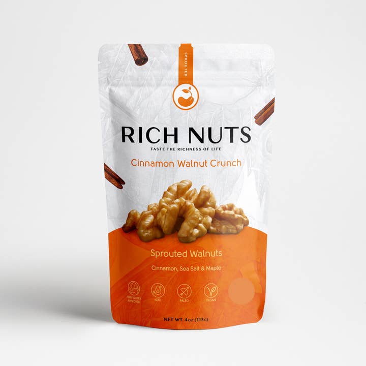 Rich Nuts - Wholesale Nuts - Cinnamon Walnut Crunch – Limited Batch Case (Not Organic Certified)1
