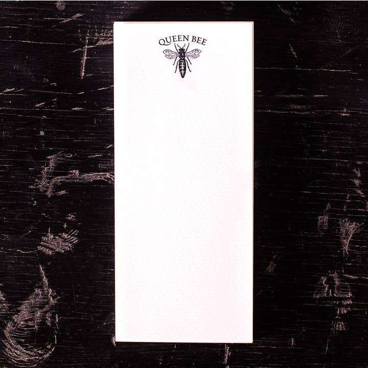 Queen Bee Long Pad for wholesale by Ancesserie Letterpress