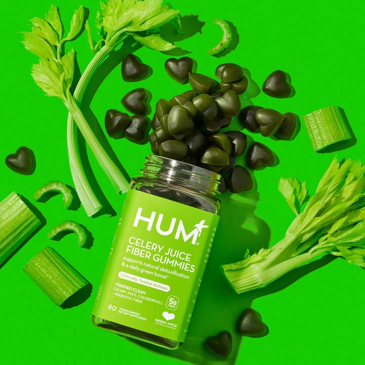 Hum Nutrition - Wholesale Oral Supplement/Vitamin - CELERY JUICE FIBER GUMMIES FOR ADDED FIBER & DETOX