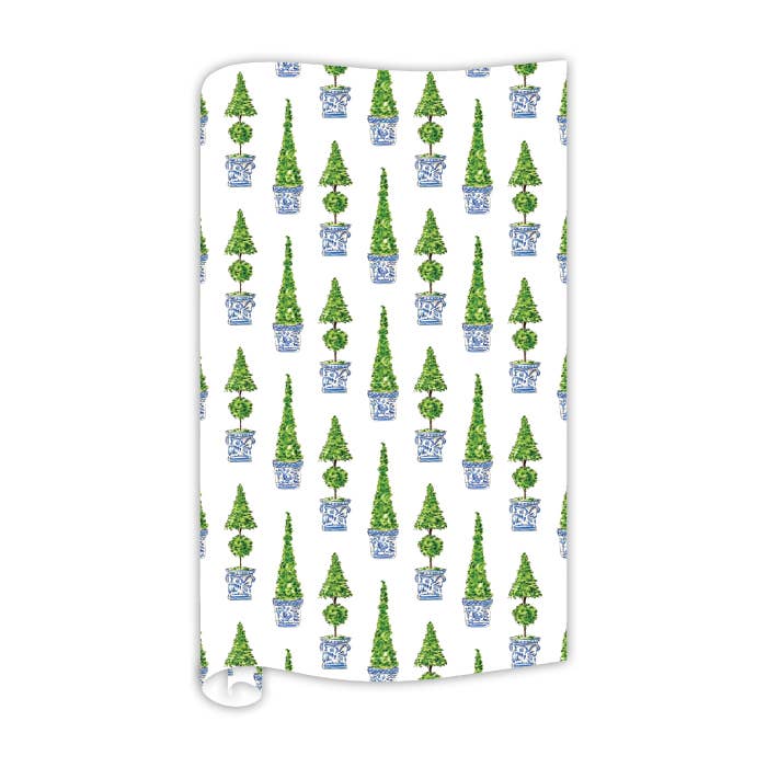 Topiary Pattern Wrapping Paper for wholesale by RosanneBeck Collections
