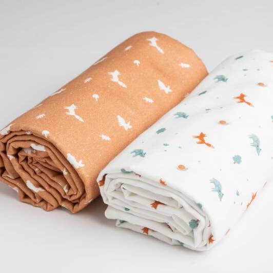 Langes en gaze 2 unités. Merveilles de la nature 1 pour la vente par Cotton Baby