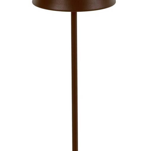 Konte.Design – Candeeiro de secretária/decorativo por atacado – KONTE.DESIGN ETNA USB recarregável lâmpada LED marrom