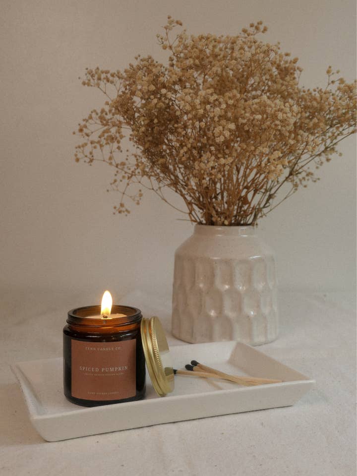 Citrouille épicée | Bougie de soja | Bougie d'automne | Bougie d'automne pour la vente par Fenn Candle Co.