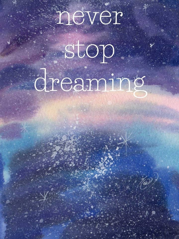 Stop aldrig med at drømme | Fripperies for engroshandel hos Fripperies