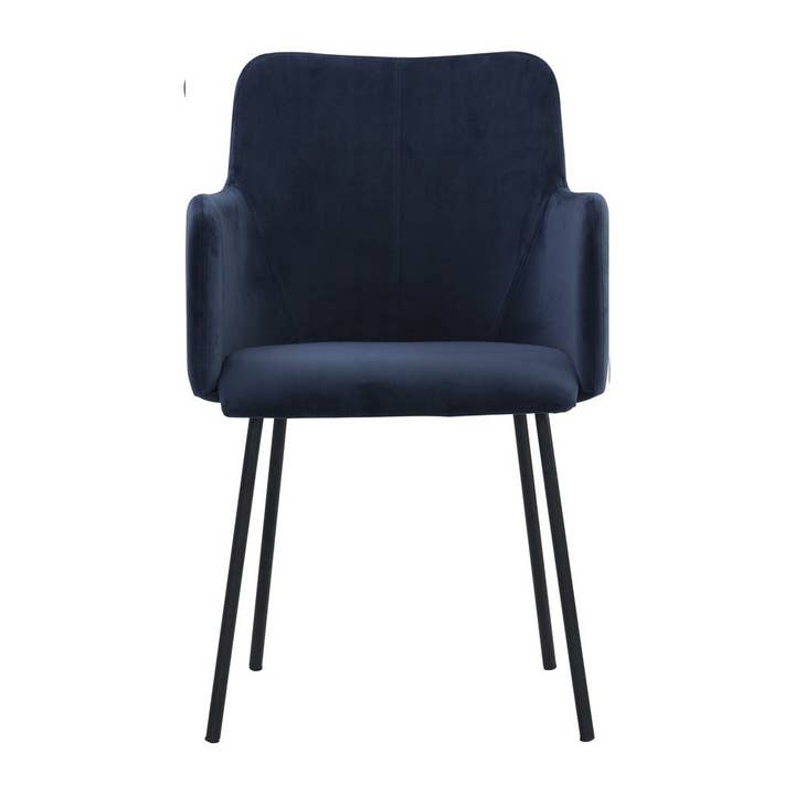Desta Dining Armchair - Navy for wholesale by Timpano Direct
