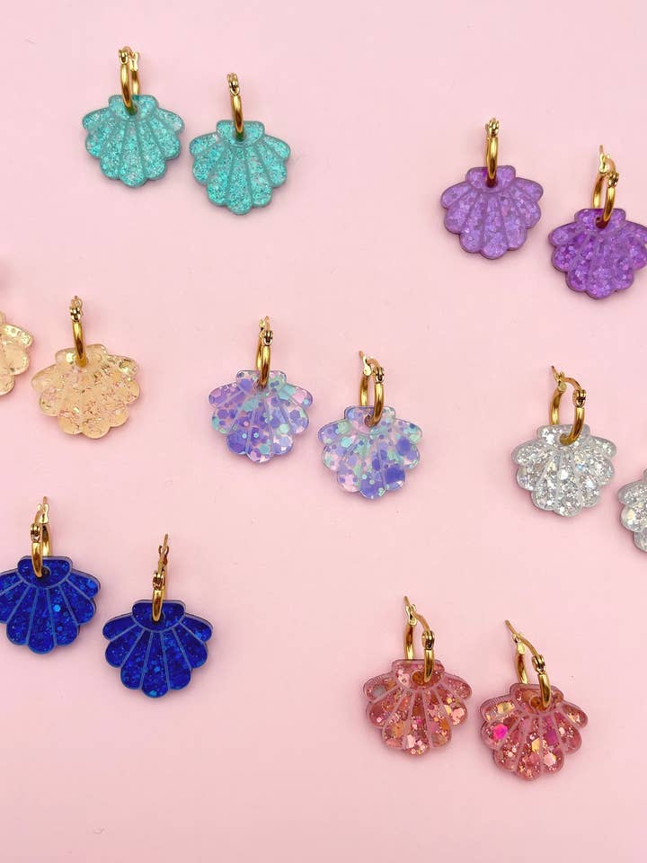 Sparkling Shell Creoles for wholesale by Studio Annette