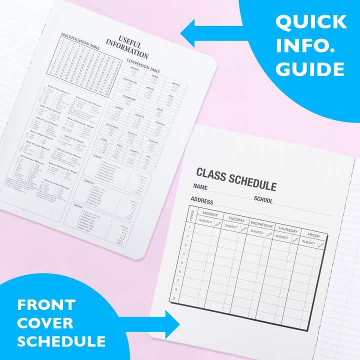 BAZIC Products - Wholesale Notebook - C/R 100 Ct. Floral Composition Book3