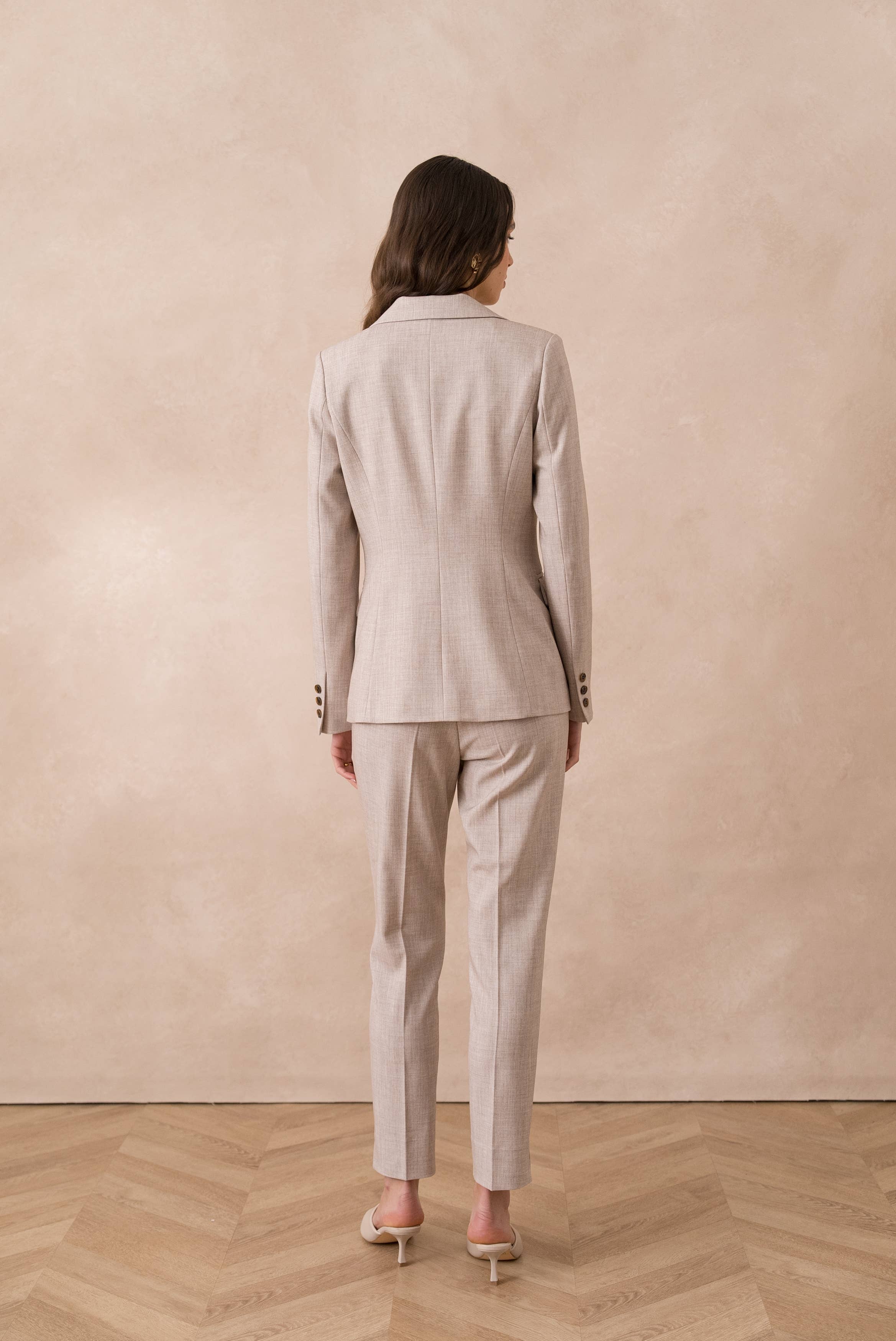 Attentif Paris – wholesale Kostymjacka – Dam – Heather figursydd kavaj för dam19