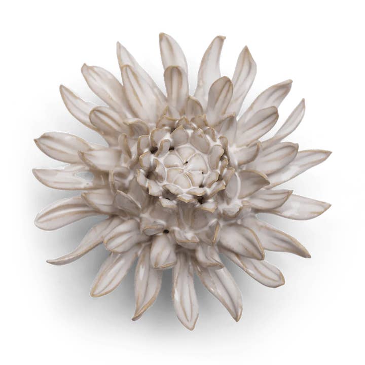 #CO04 Ivory Spider Mum Table Top Decoration Boho Design for wholesale by Chive