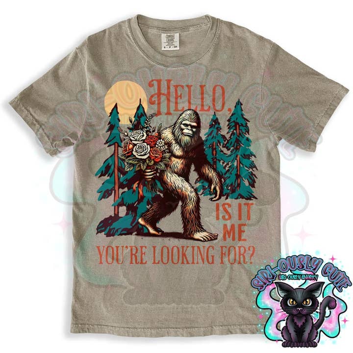 Hello Its Me Bigfoot for wholesale by Siri-Ously Cute